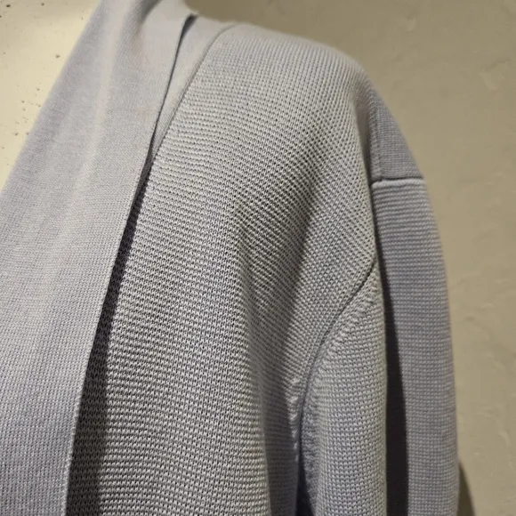 Eileen Fisher 2-Piece Silk/Organic Cotton Open Front Cardigan   Tank Top Set