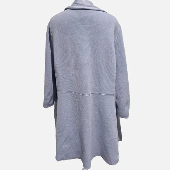 Eileen Fisher 2-Piece Silk/Organic Cotton Open Front Cardigan   Tank Top Set