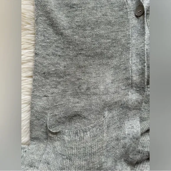 Eileen Fisher Organic Linen Melange Cardigan Size M