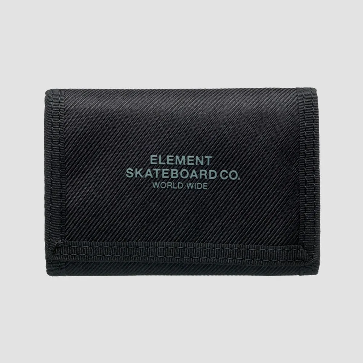 Element Skateboard Co Trifold Wallet Flint Black