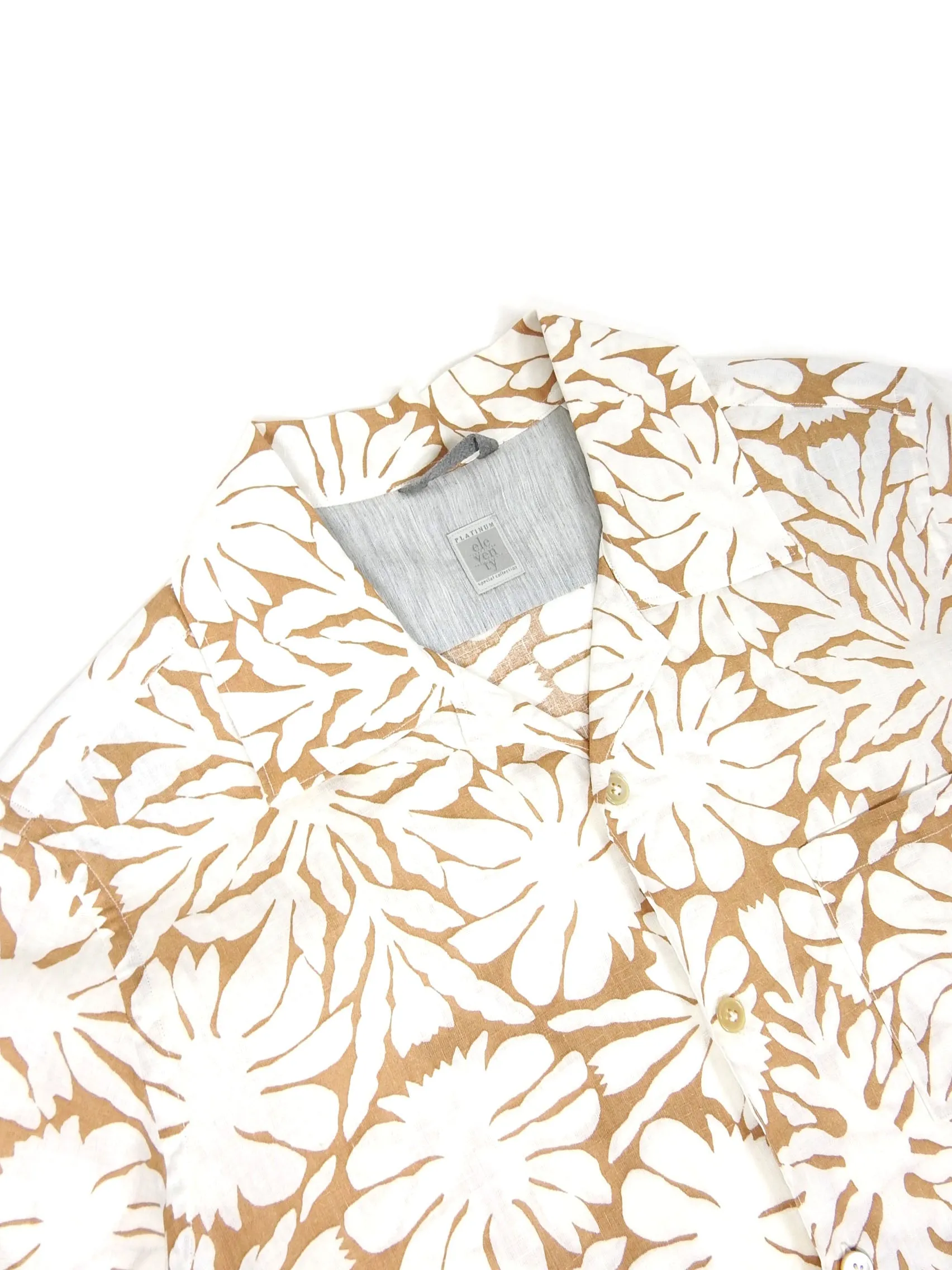 Eleventy Linen SS Shirt Size Small