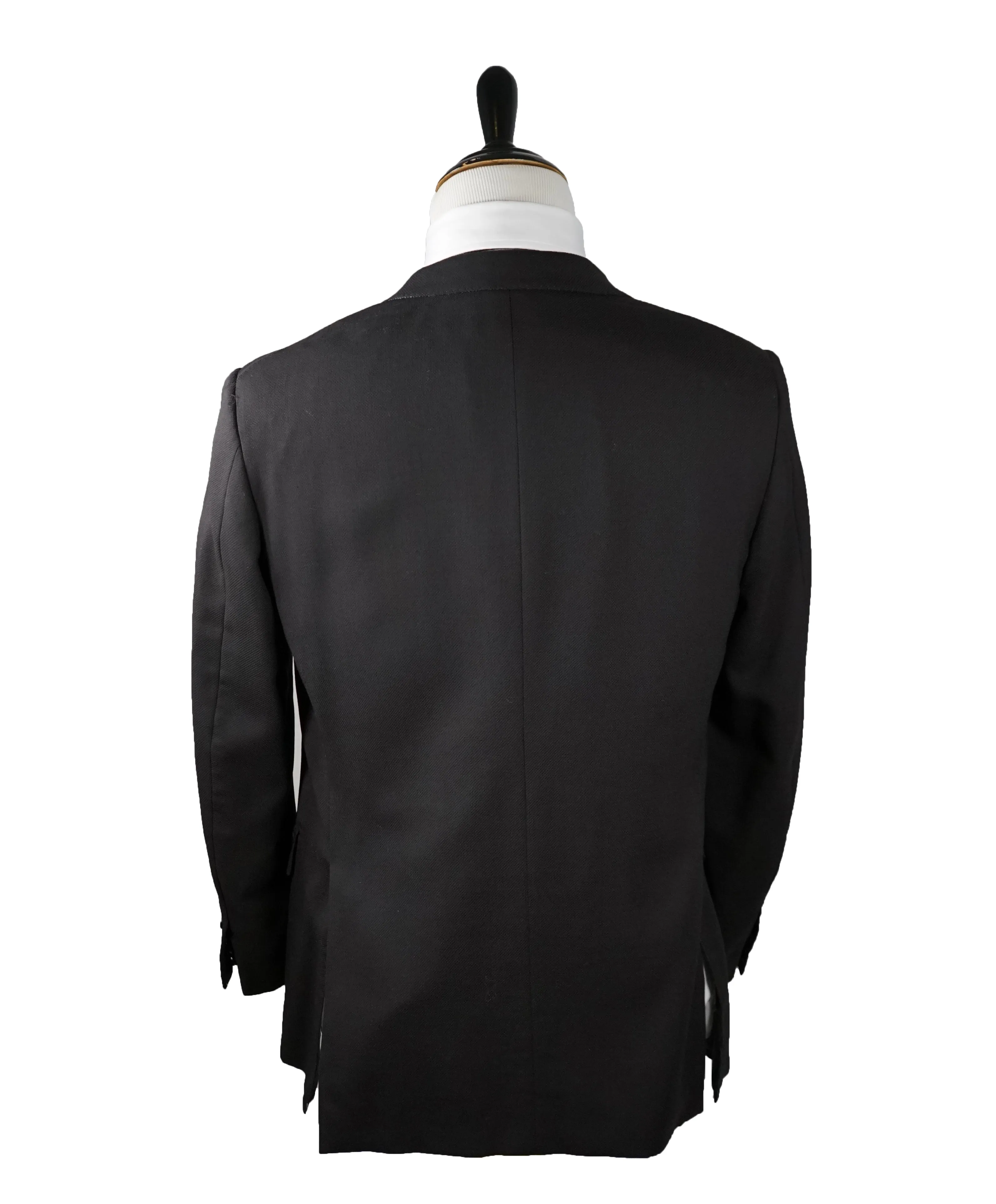 ERMENEGILDO ZEGNA - “Cool Effect” Black Hopsack Weave “10 Pocket" Blazer - 40R