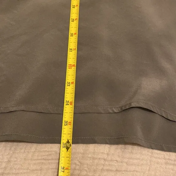 Everlane silk dress with pockets.