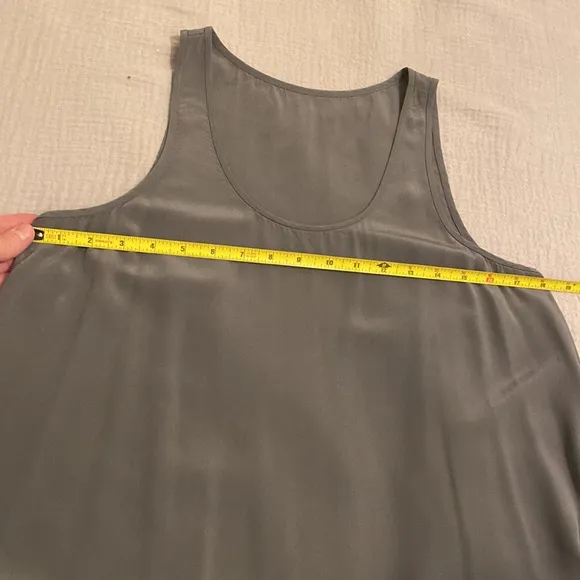 Everlane silk dress with pockets.