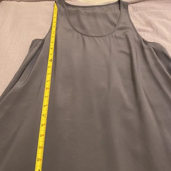 Everlane silk dress with pockets.