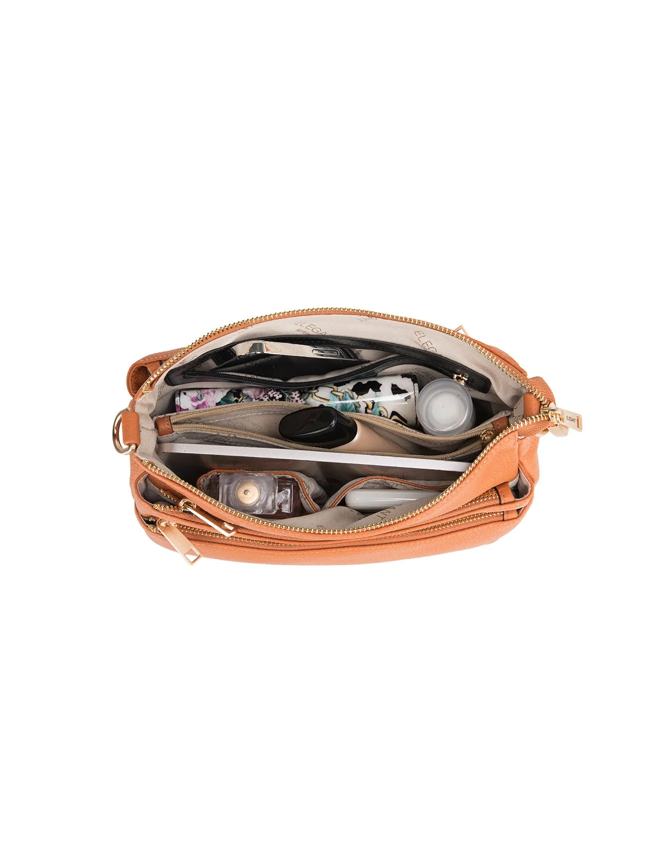 FAITH LEATHER CROSS BODY BAG- E1-0749-APR-SALE
