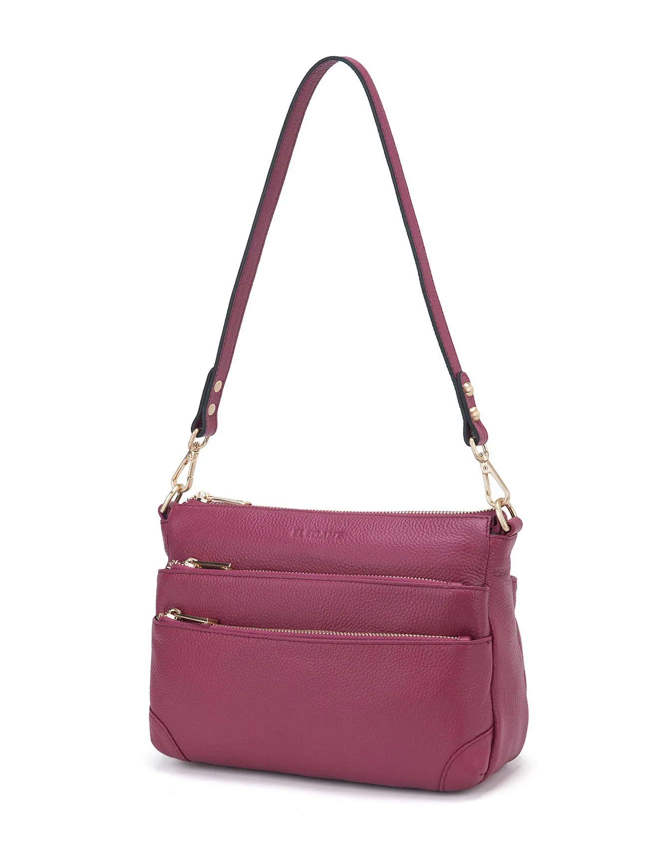 FAITH LEATHER CROSS BODY BAG- E1-0749-RAS- SALE