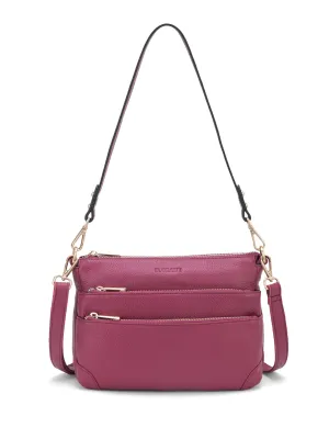 FAITH LEATHER CROSS BODY BAG- E1-0749-RAS- SALE