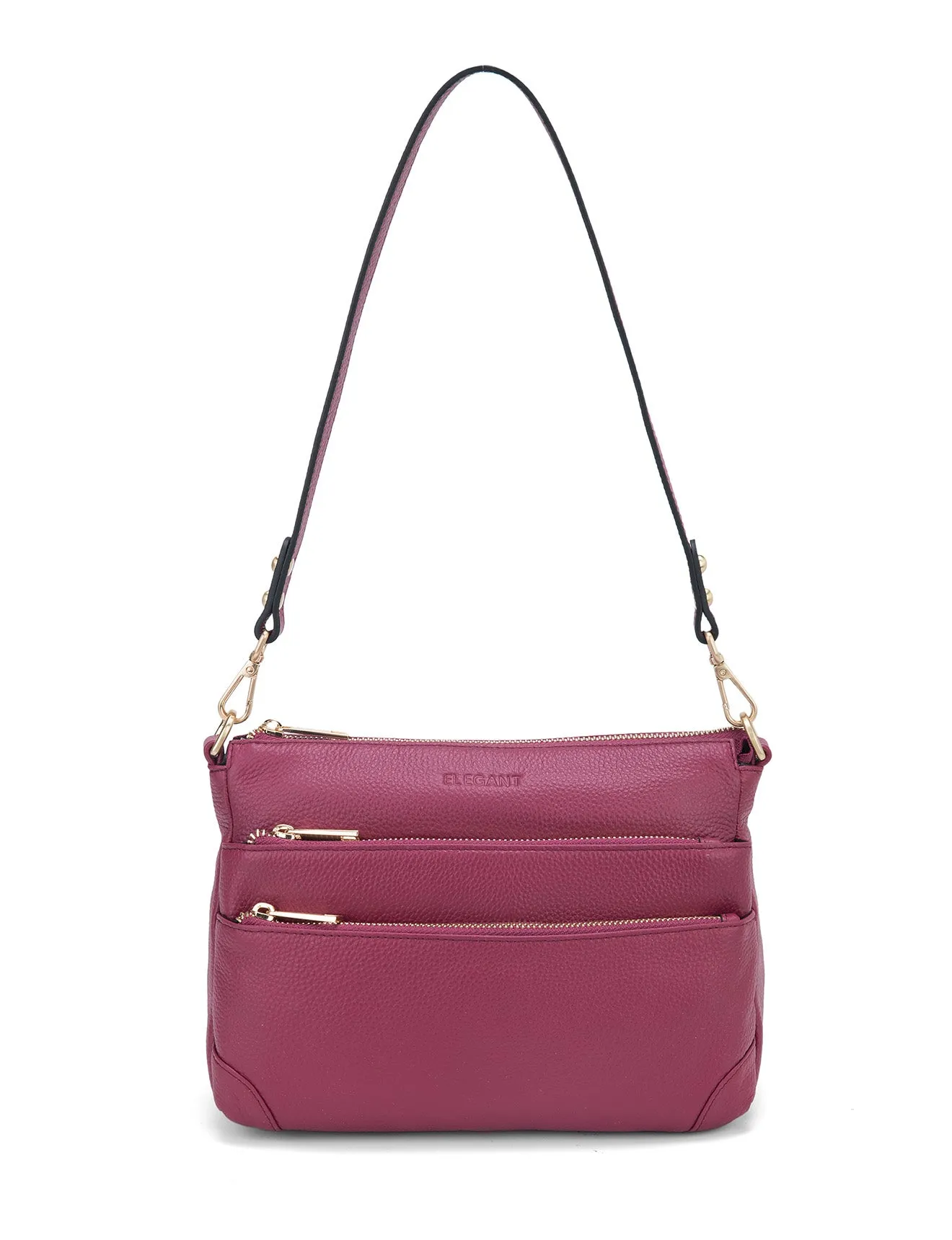 FAITH LEATHER CROSS BODY BAG- E1-0749-RAS- SALE