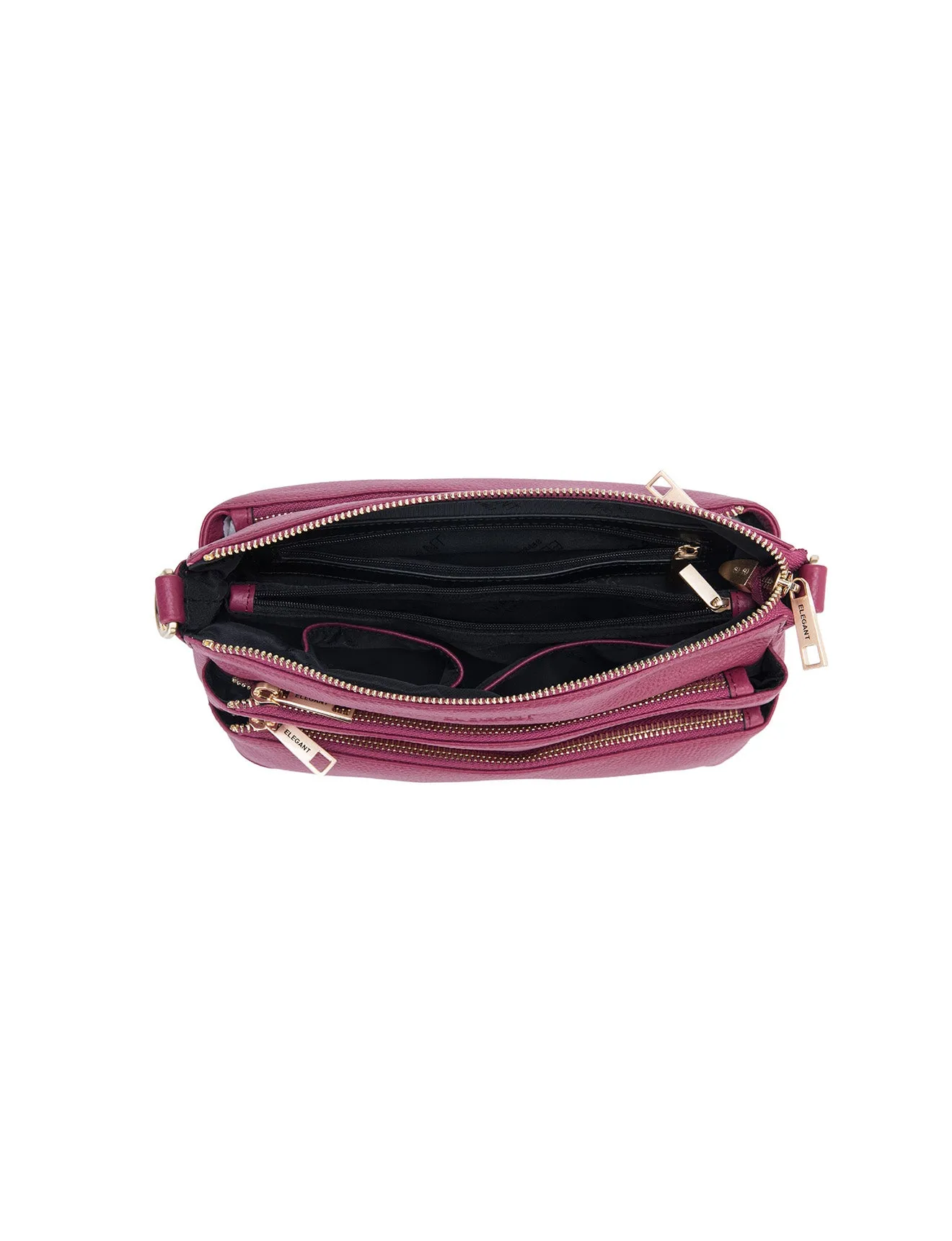 FAITH LEATHER CROSS BODY BAG- E1-0749-RAS- SALE