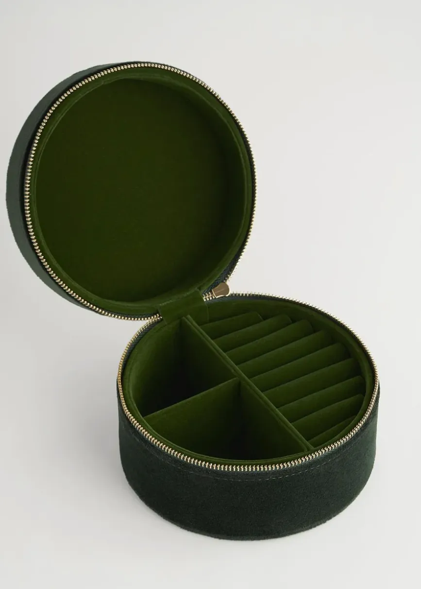 Fawn Velvet Jewelry Box