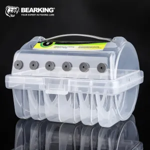 Fishing line Tackle box storage 6 Compartments monofilament organiser