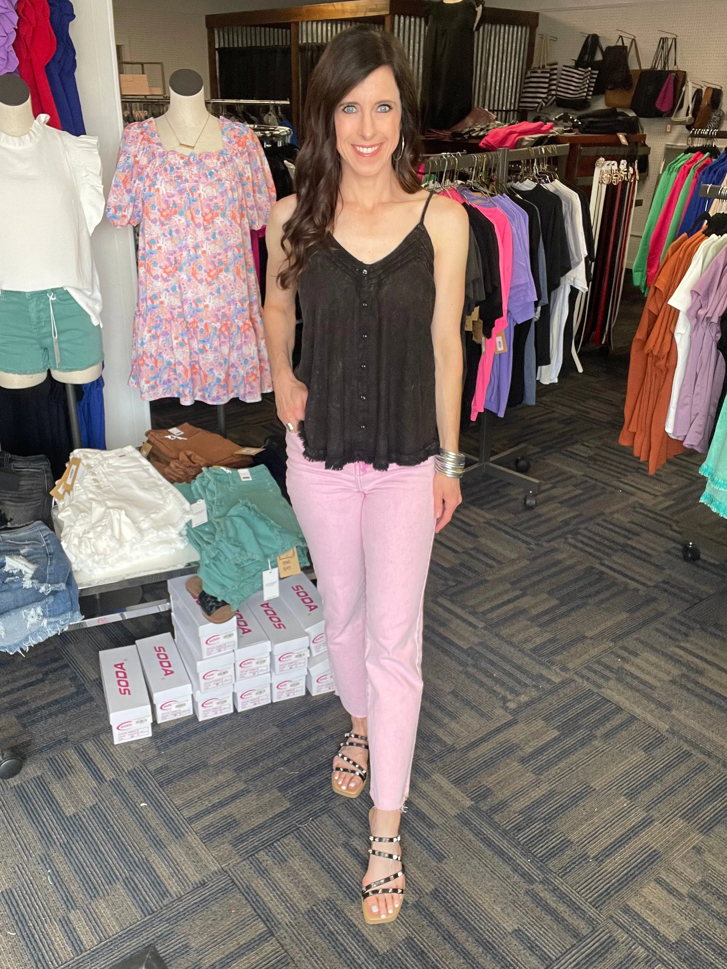 Flirty Phase Tank Top-Multiple Colors Available