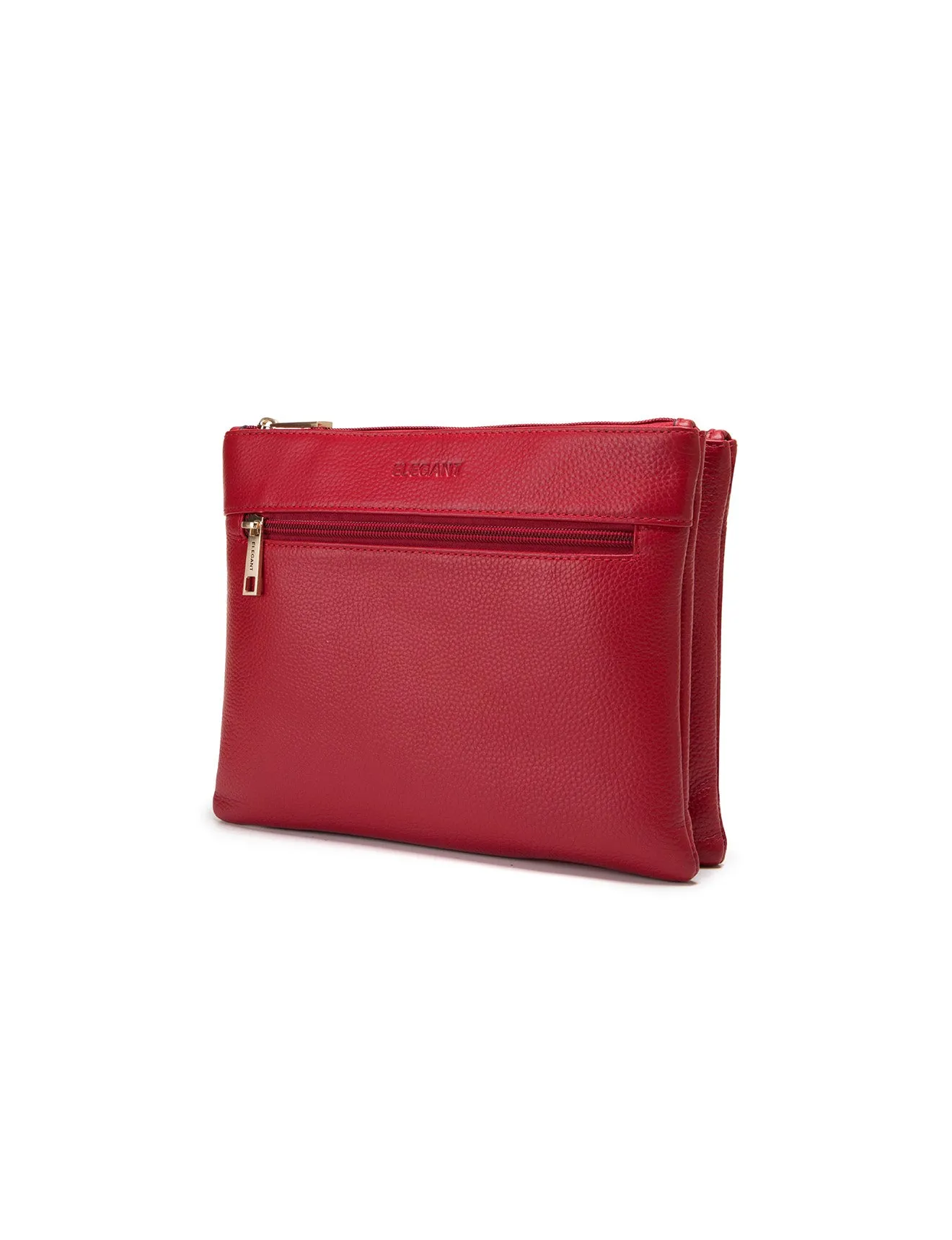 FLYNN LEATHER CROSS BODY BAG- E1-0832-FIRE- SALE