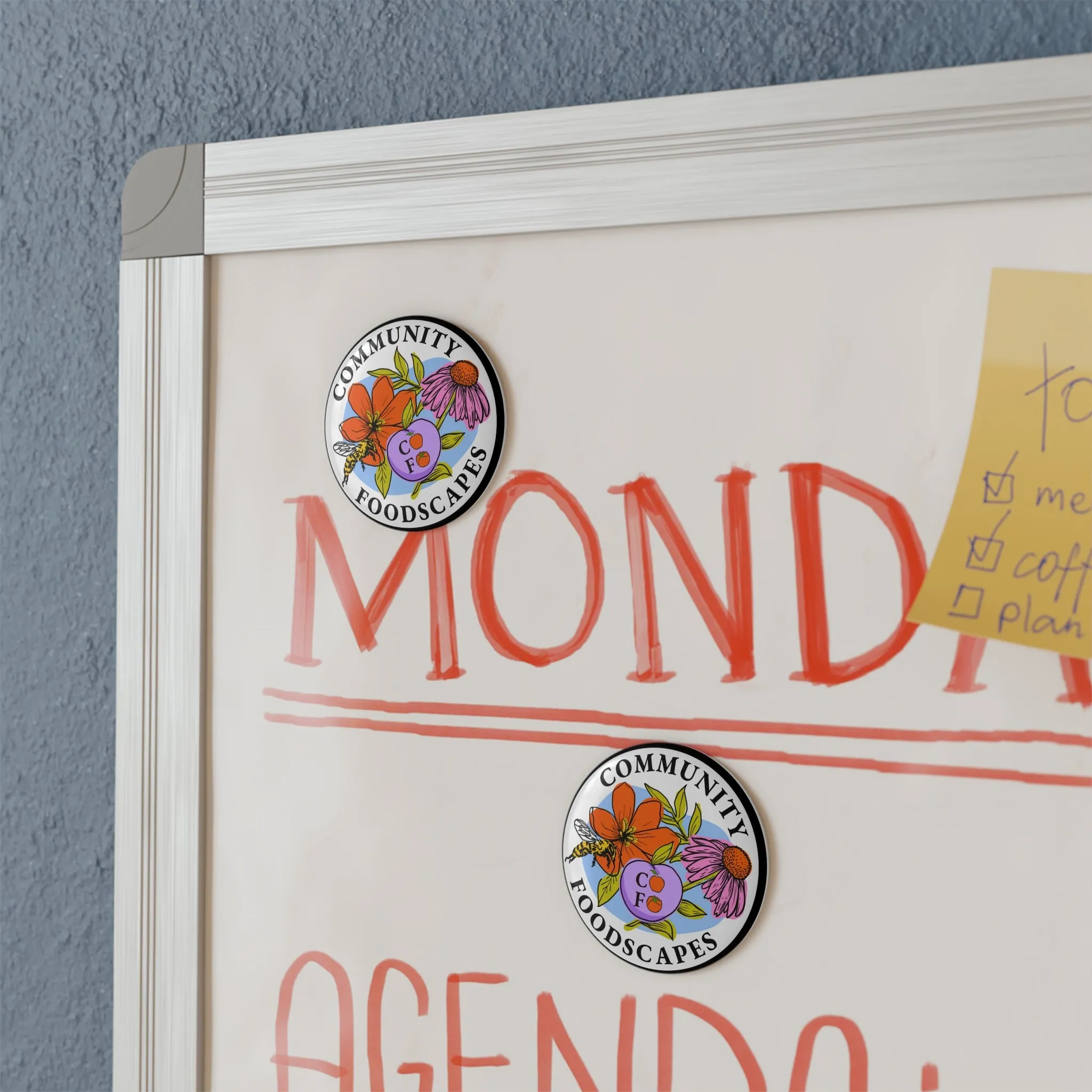 Foodscape Button Magnet
