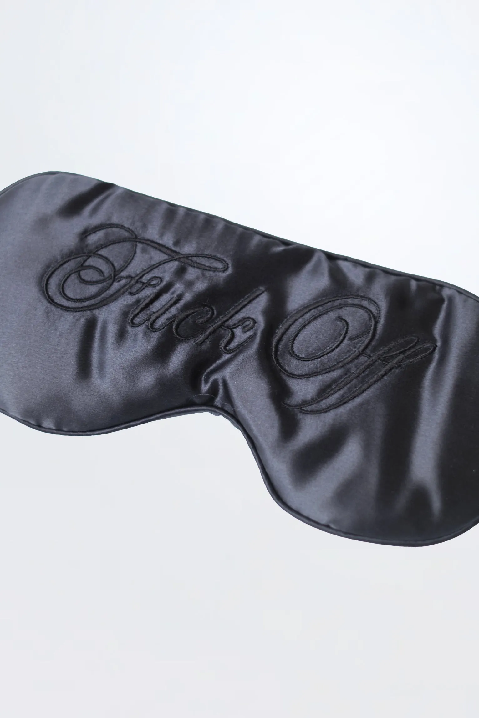 Fuck Off Eye Mask Black