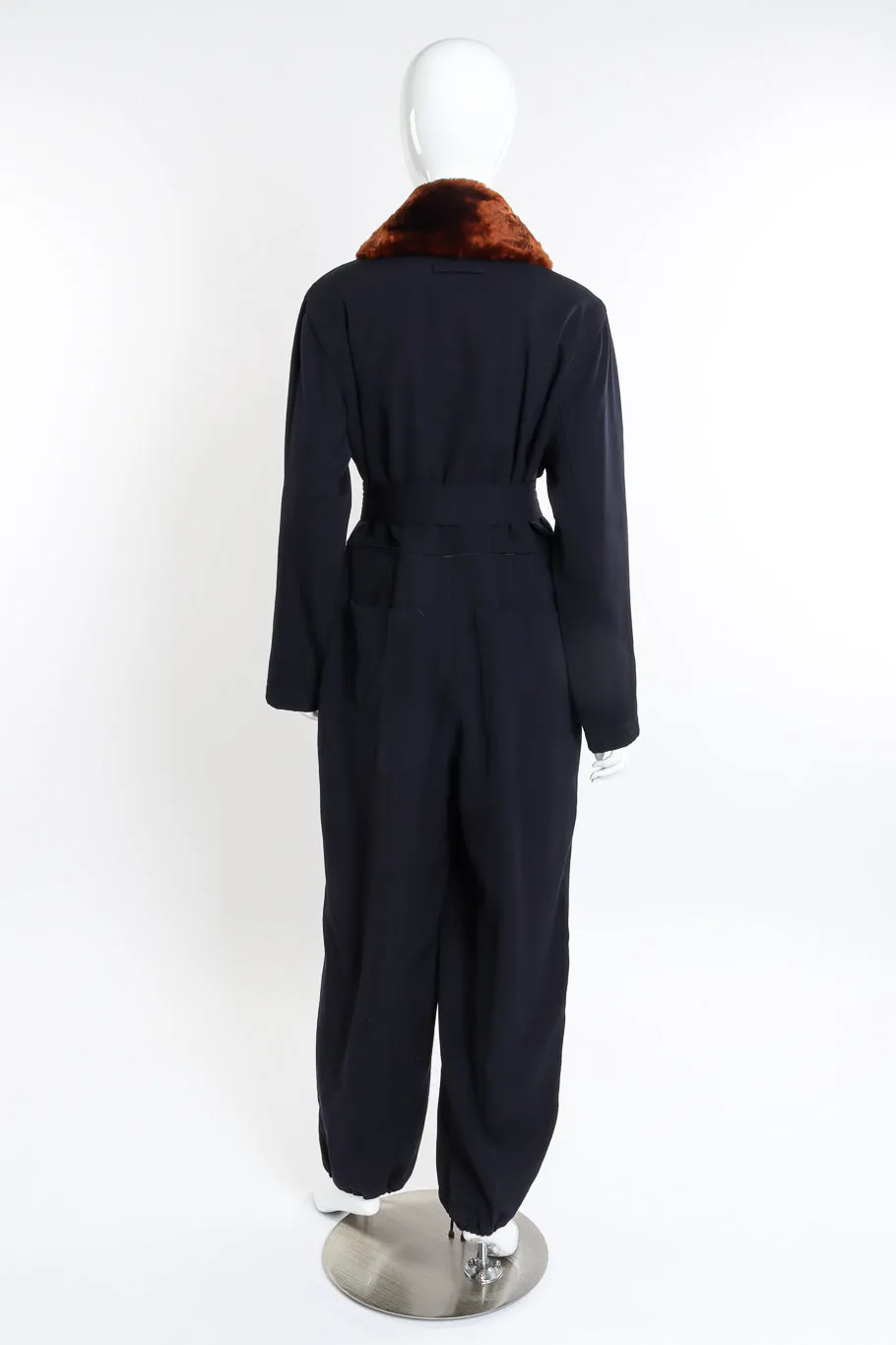 Fur Trim Flight Suit