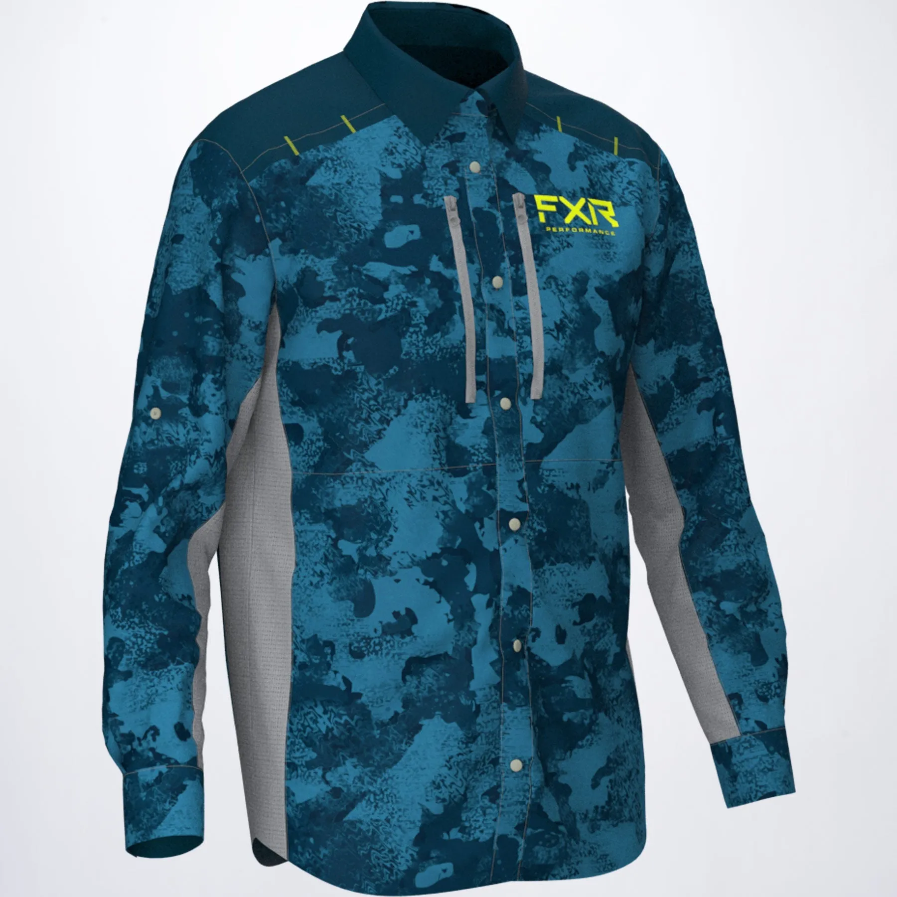 FXR Mens Cast Performance UPF L/S Shirt