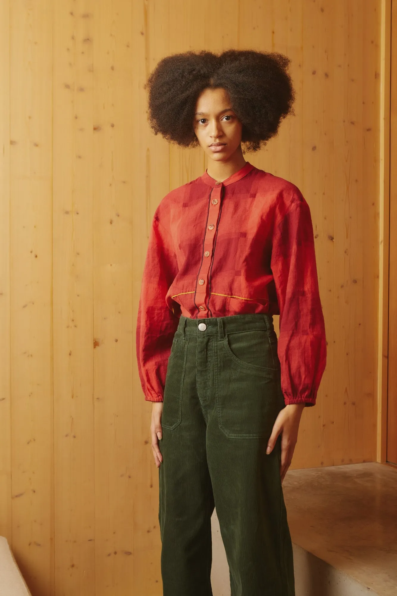 Gale Shirt Red Gingham