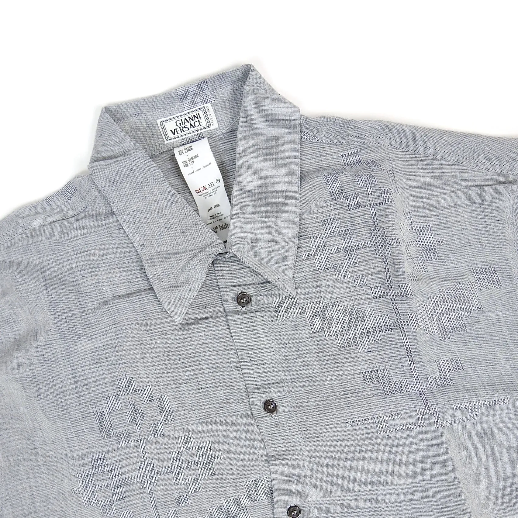 Gianni Versace SS Linen Shirt Size 52