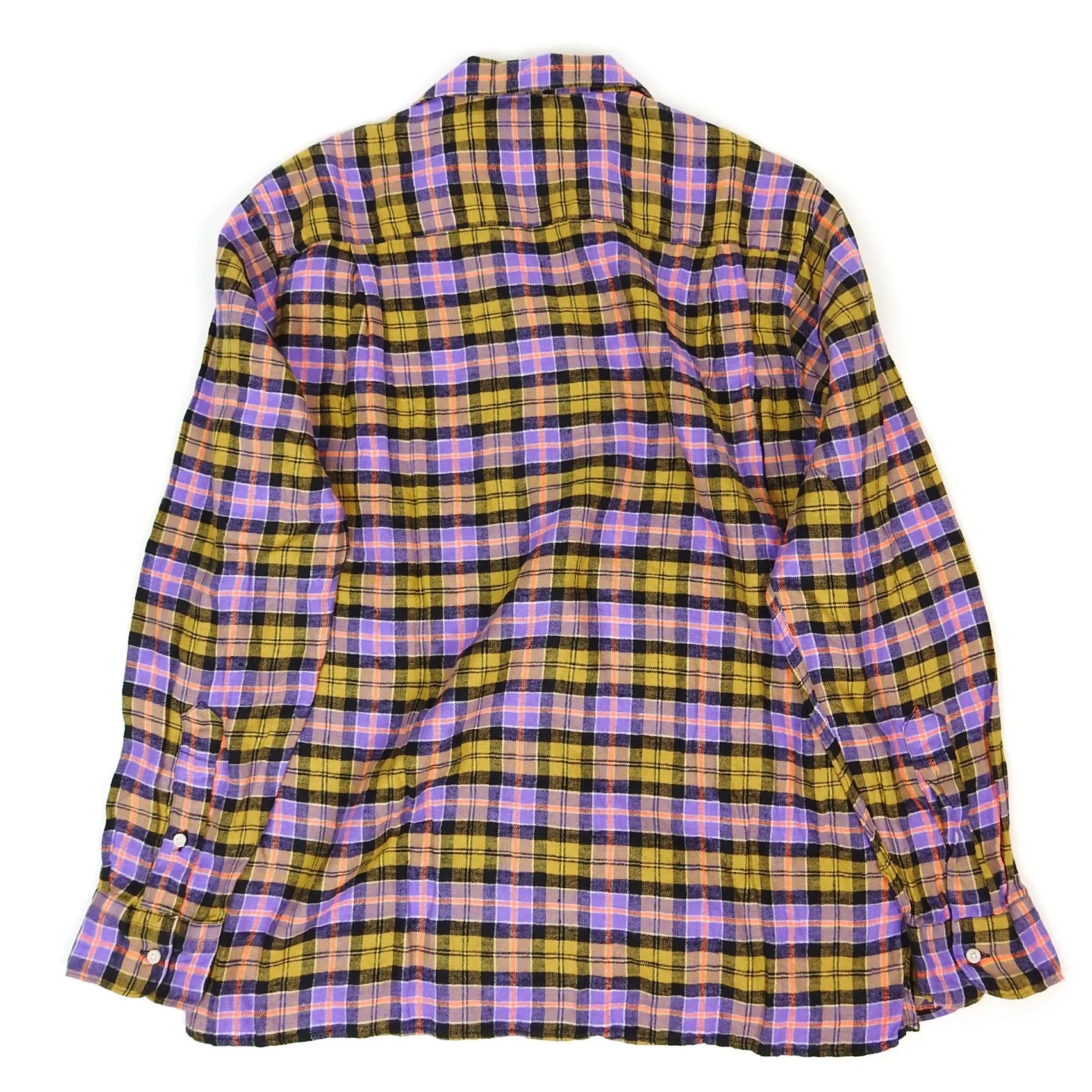 Gitman Vintage Linen Camp Collar Flannel Size Medium