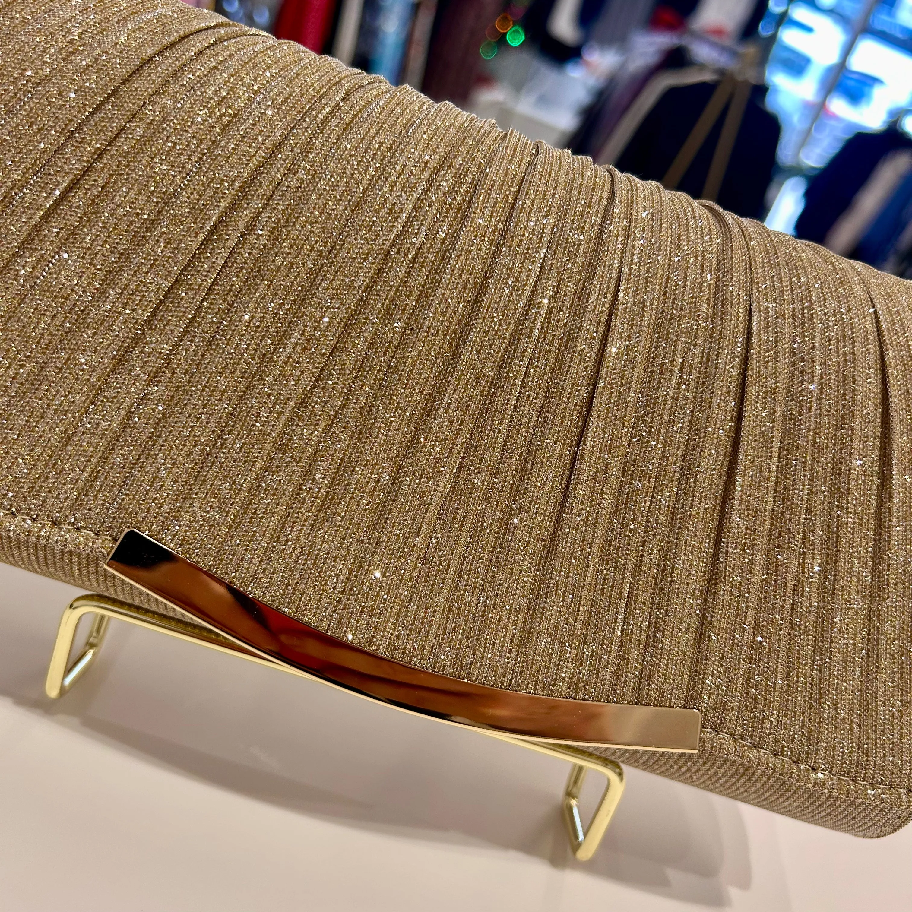Gold Sparkly Bag
