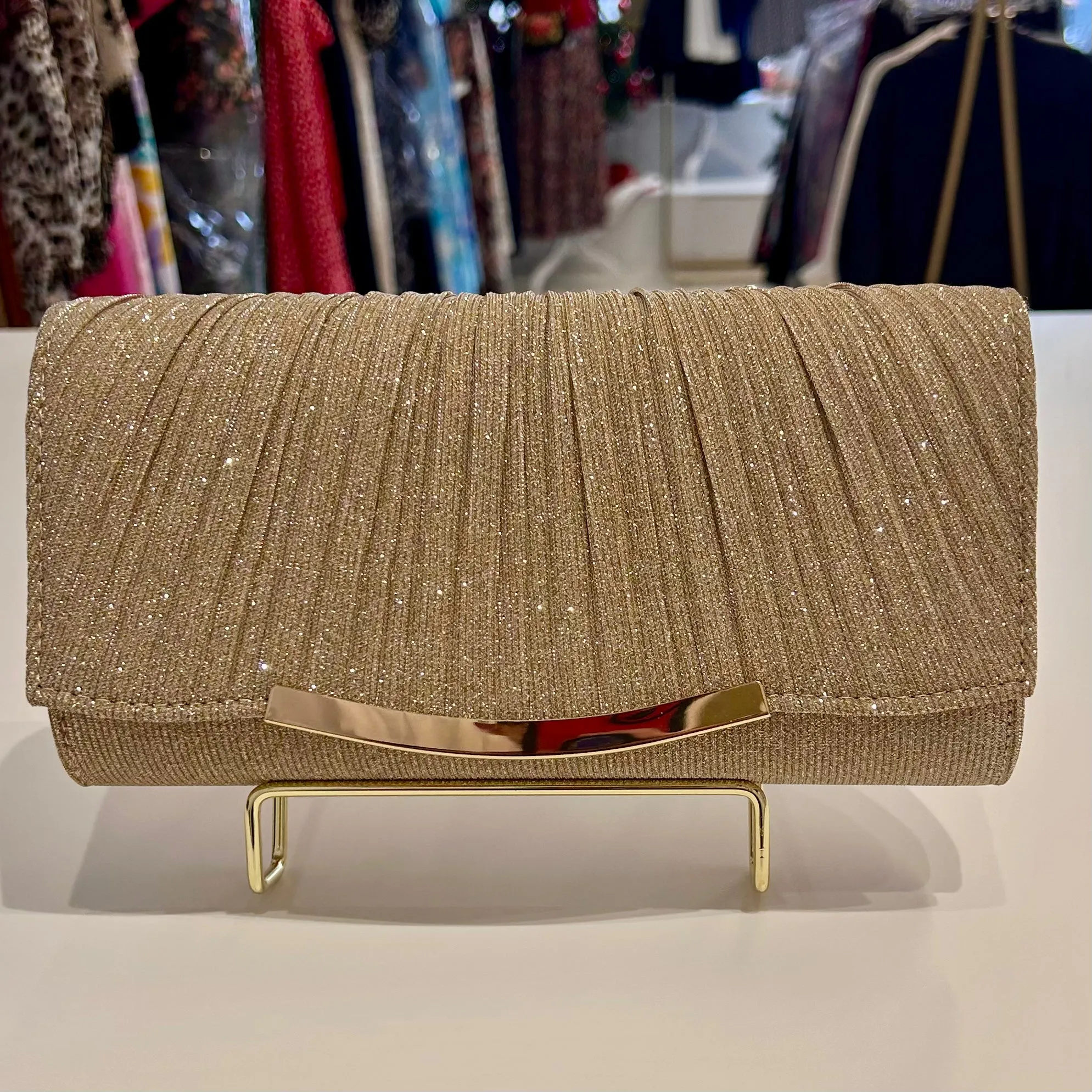 Gold Sparkly Bag