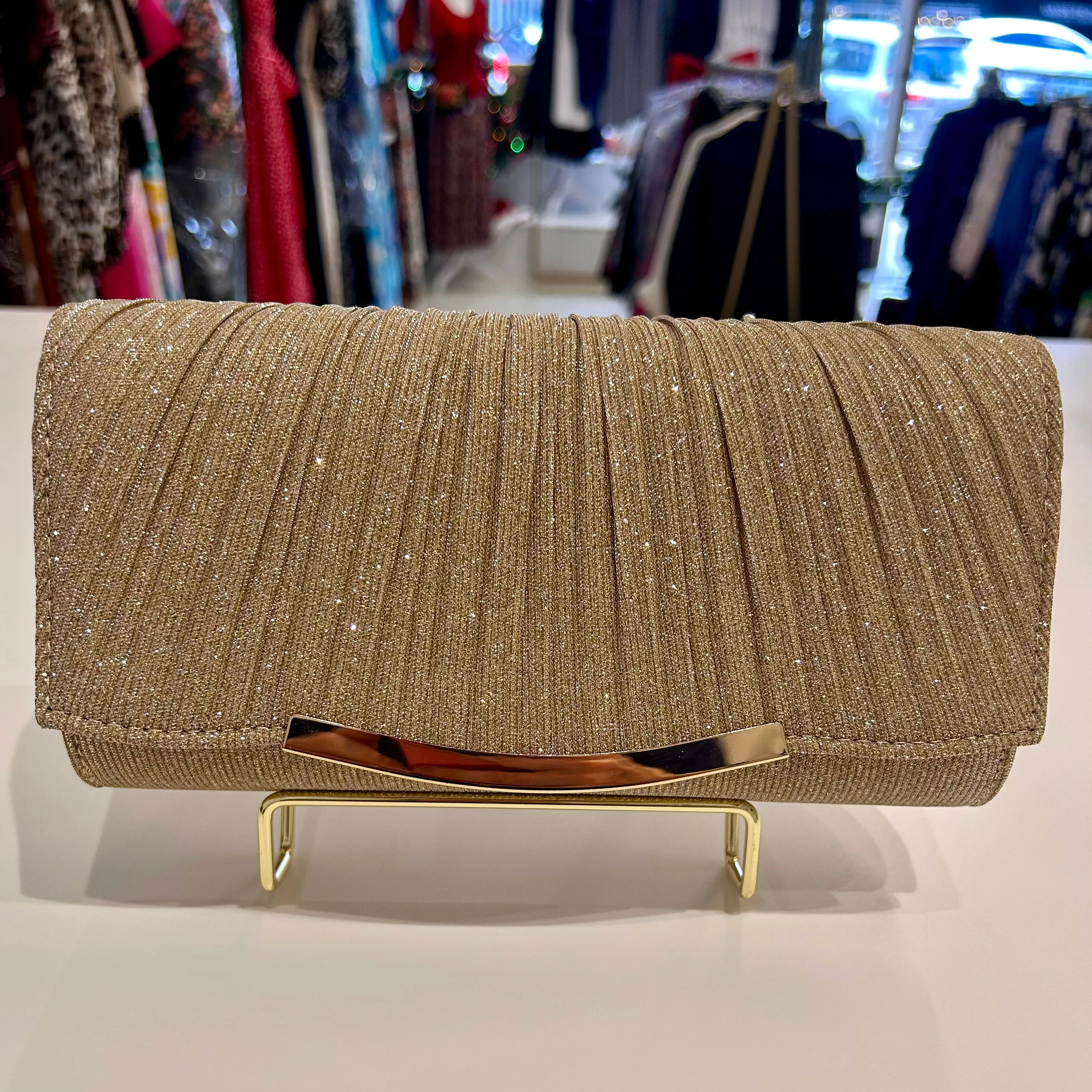Gold Sparkly Bag