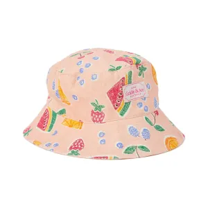 Goldie Fruit Salad Linen Bucket Hat