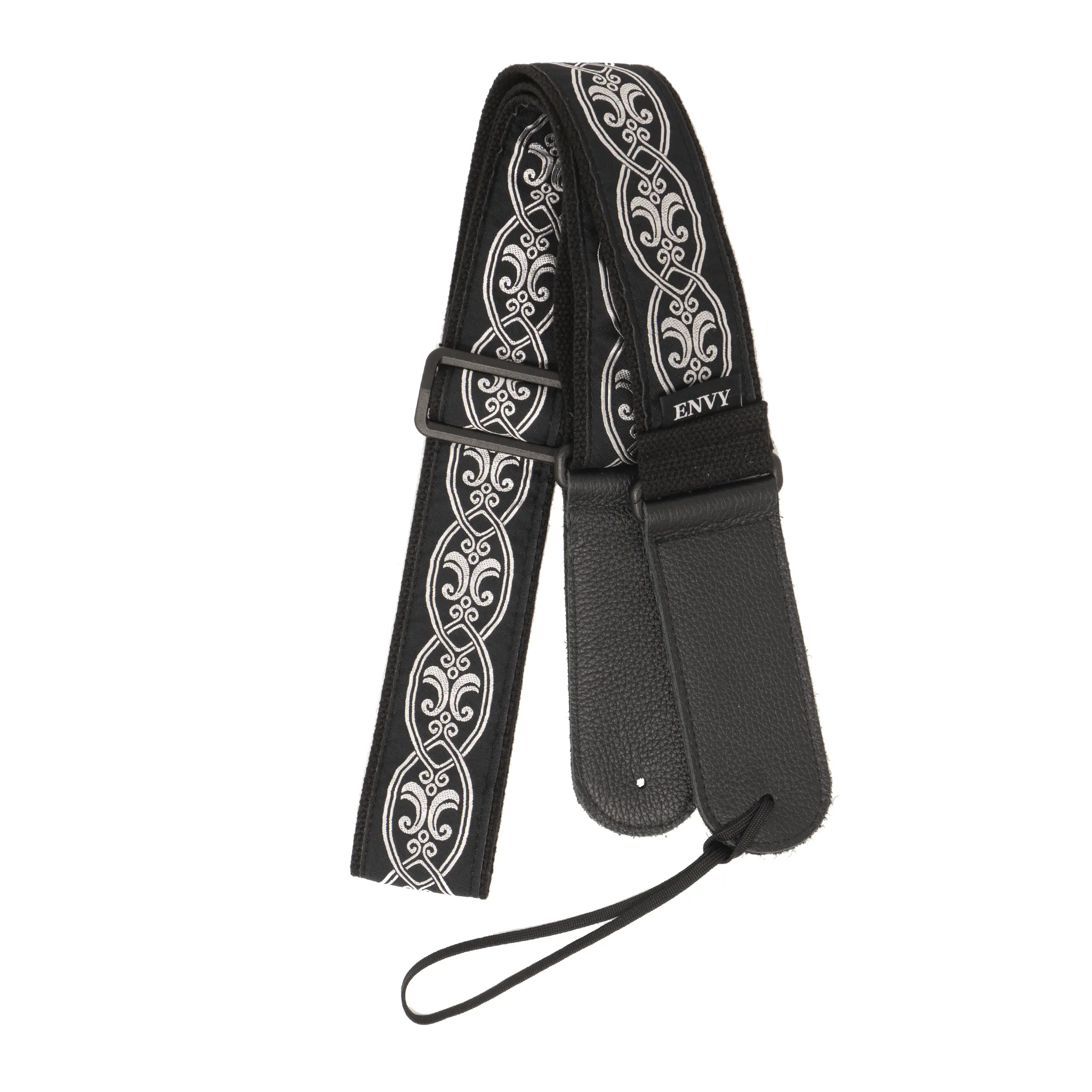 Guitar Strap - Blackened Silver