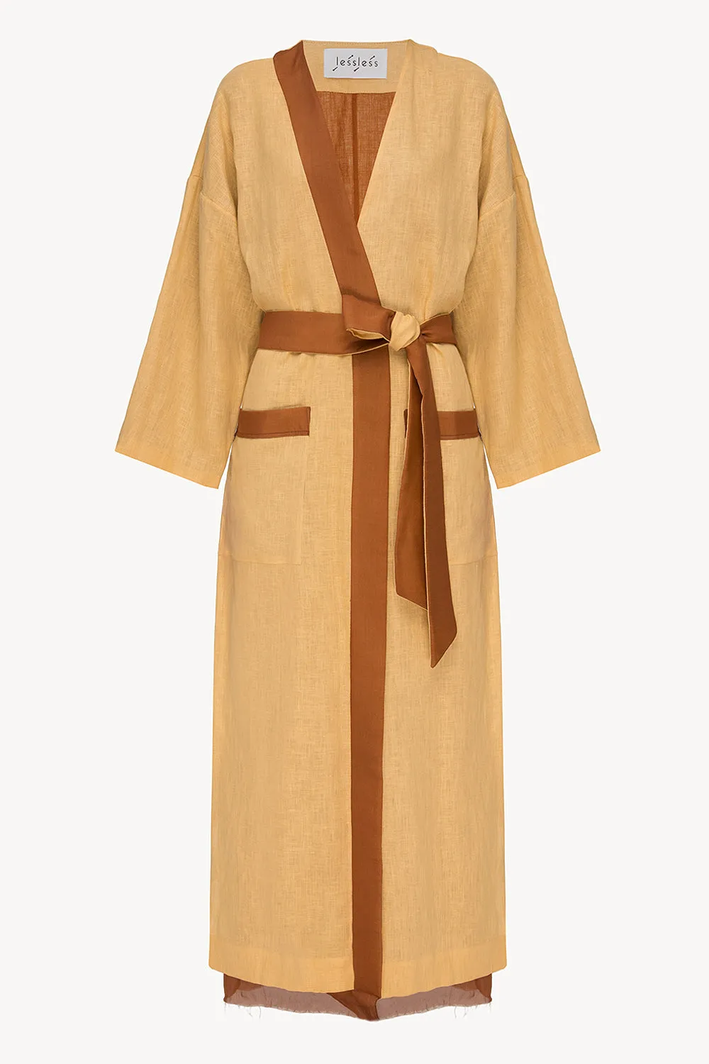 Halos Robe in Mustard