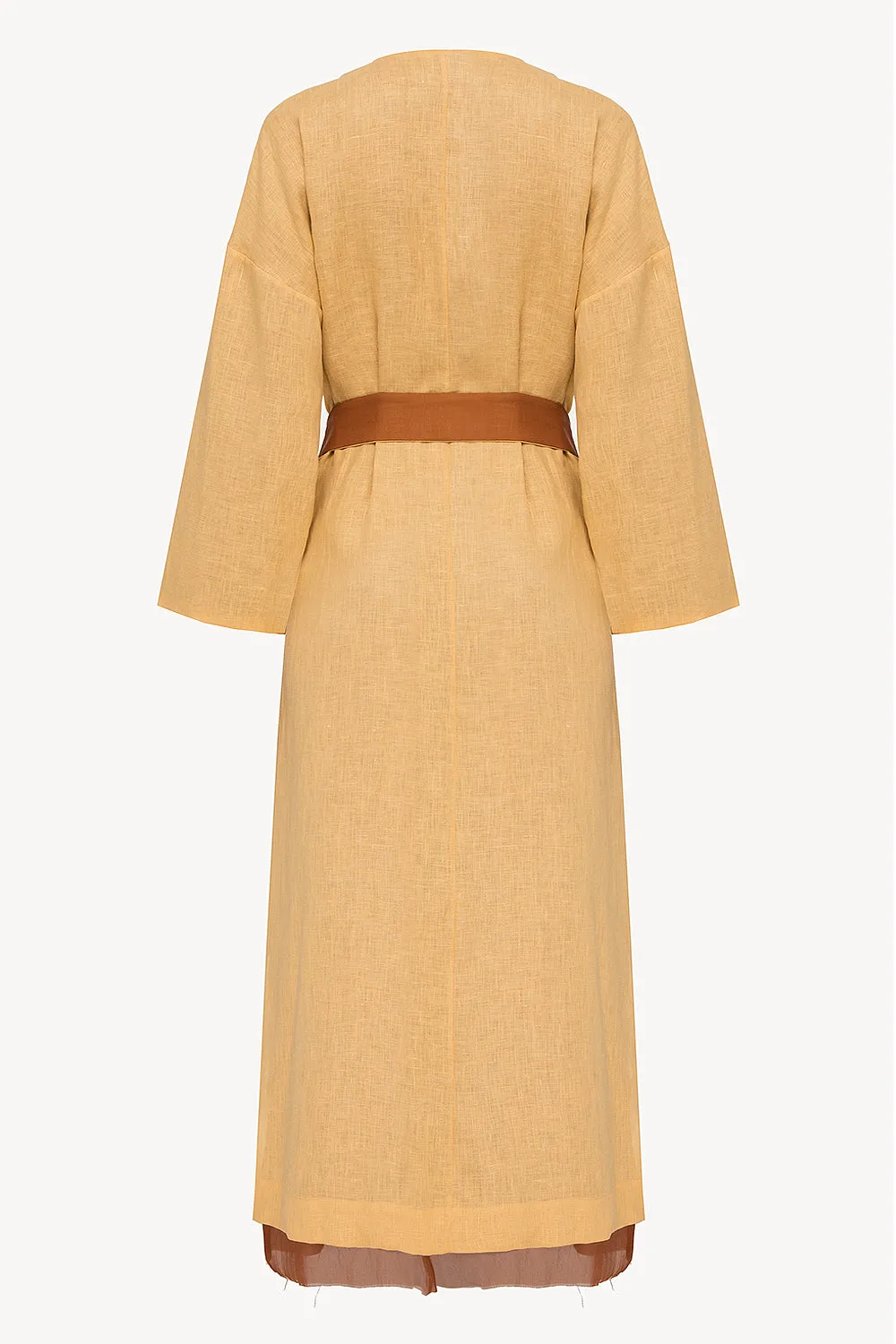 Halos Robe in Mustard
