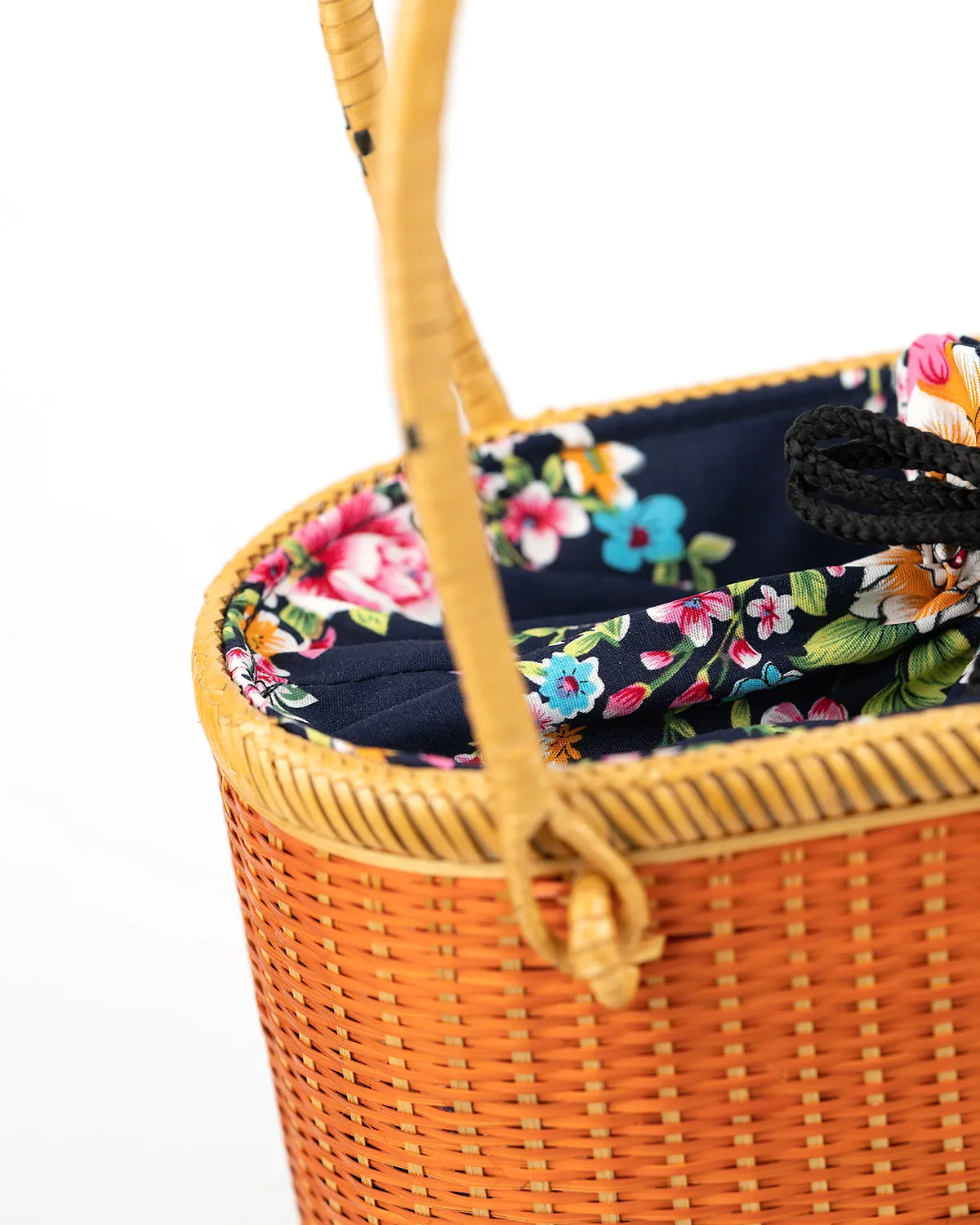 Hand-woven Bamboo Bag | Essential Pocketbook (Camel)
