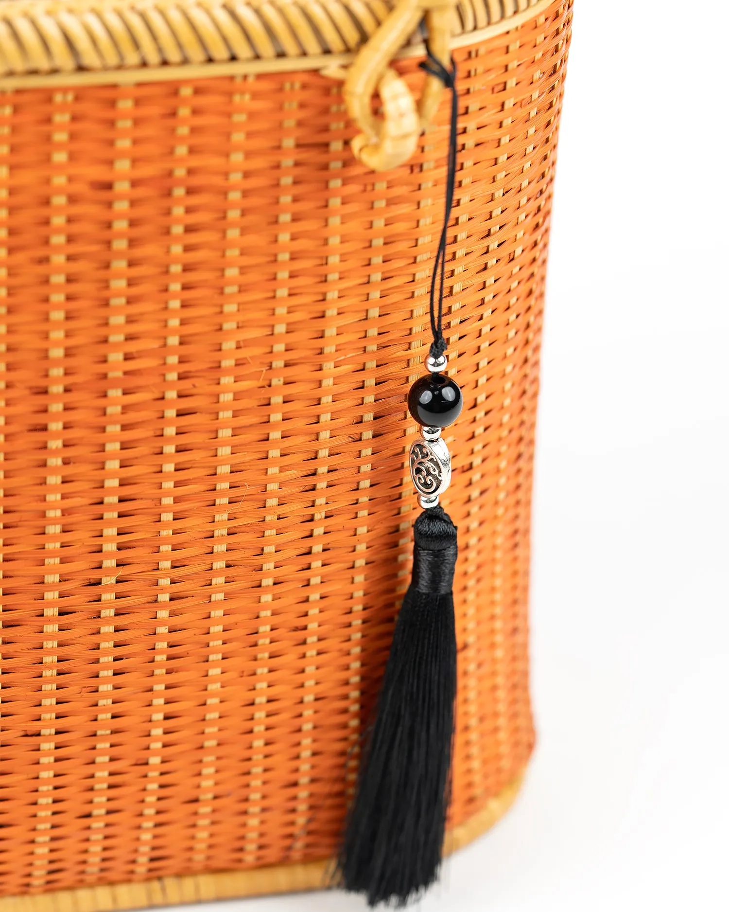 Hand-woven Bamboo Bag | Essential Pocketbook (Camel)