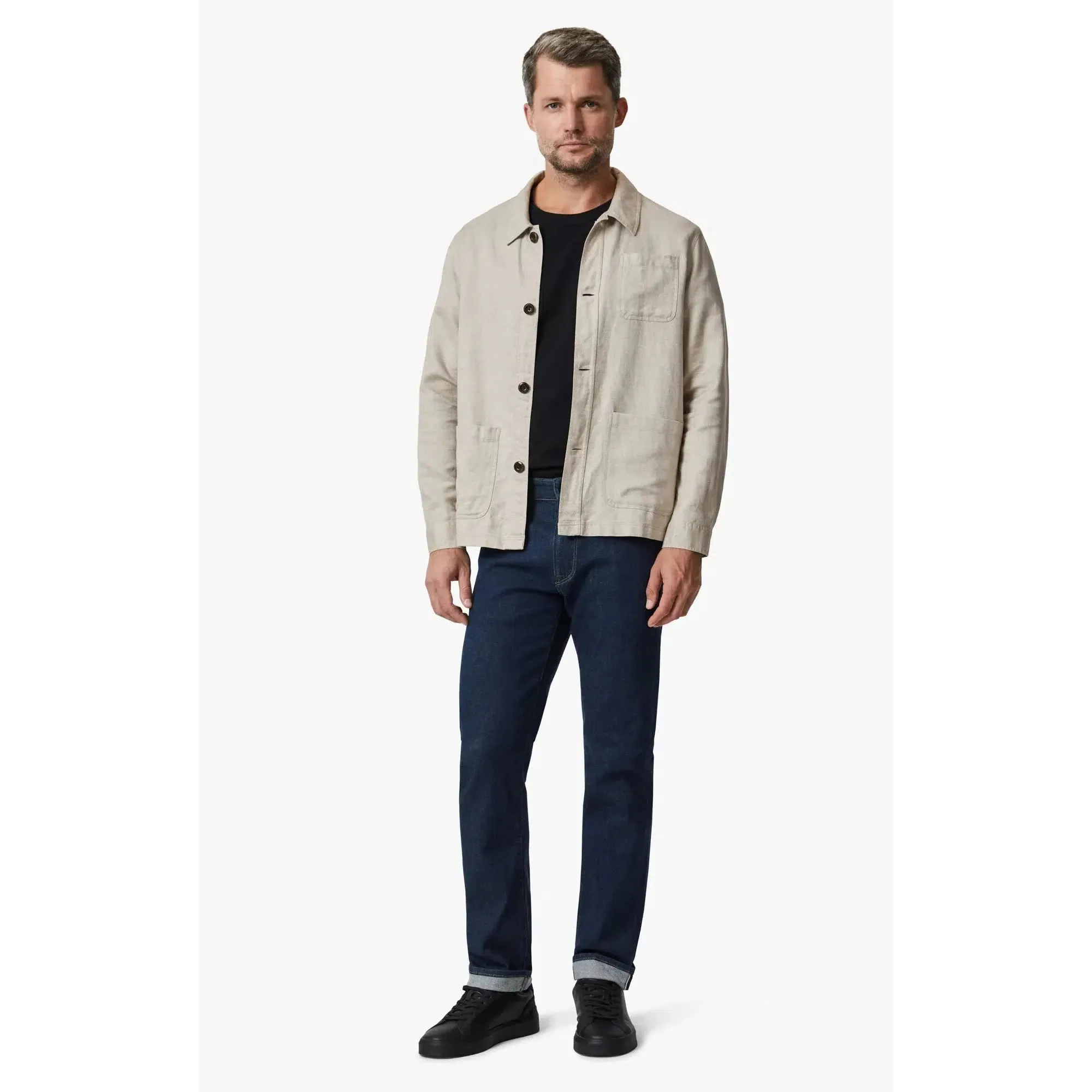 HERRINGBONE OVERSHIRT BEIGE