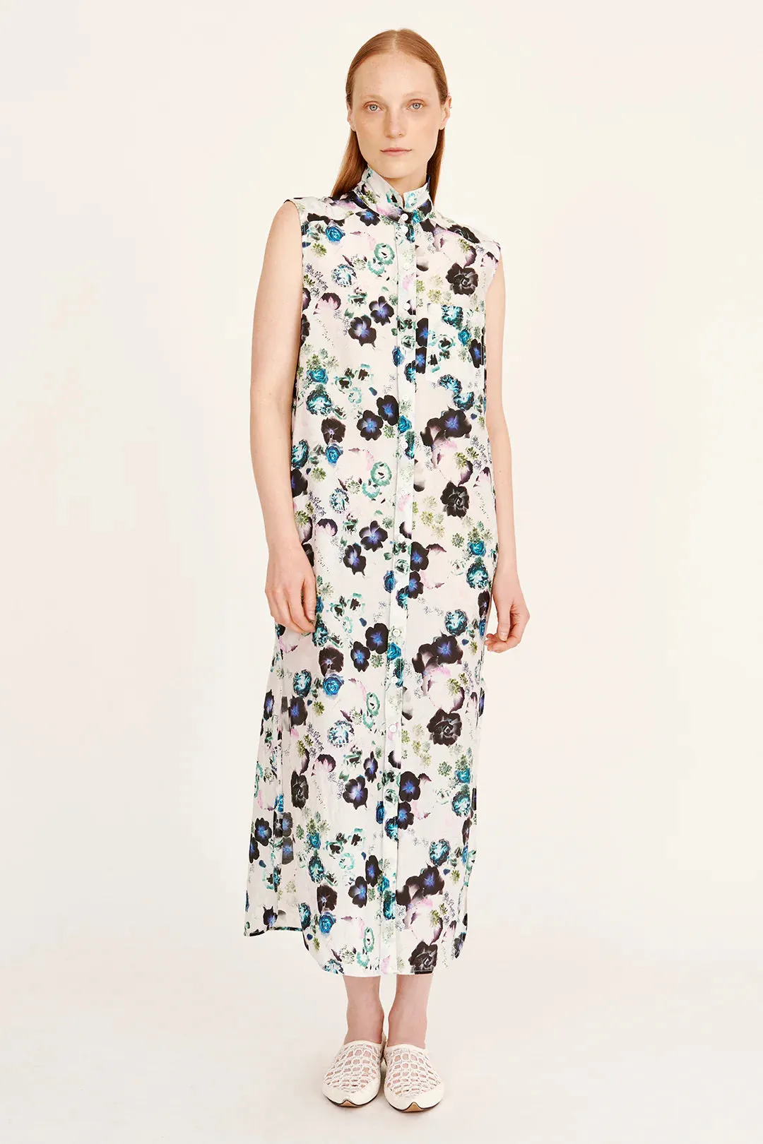 HIGHLAND DRESS - WHITE FLORAL