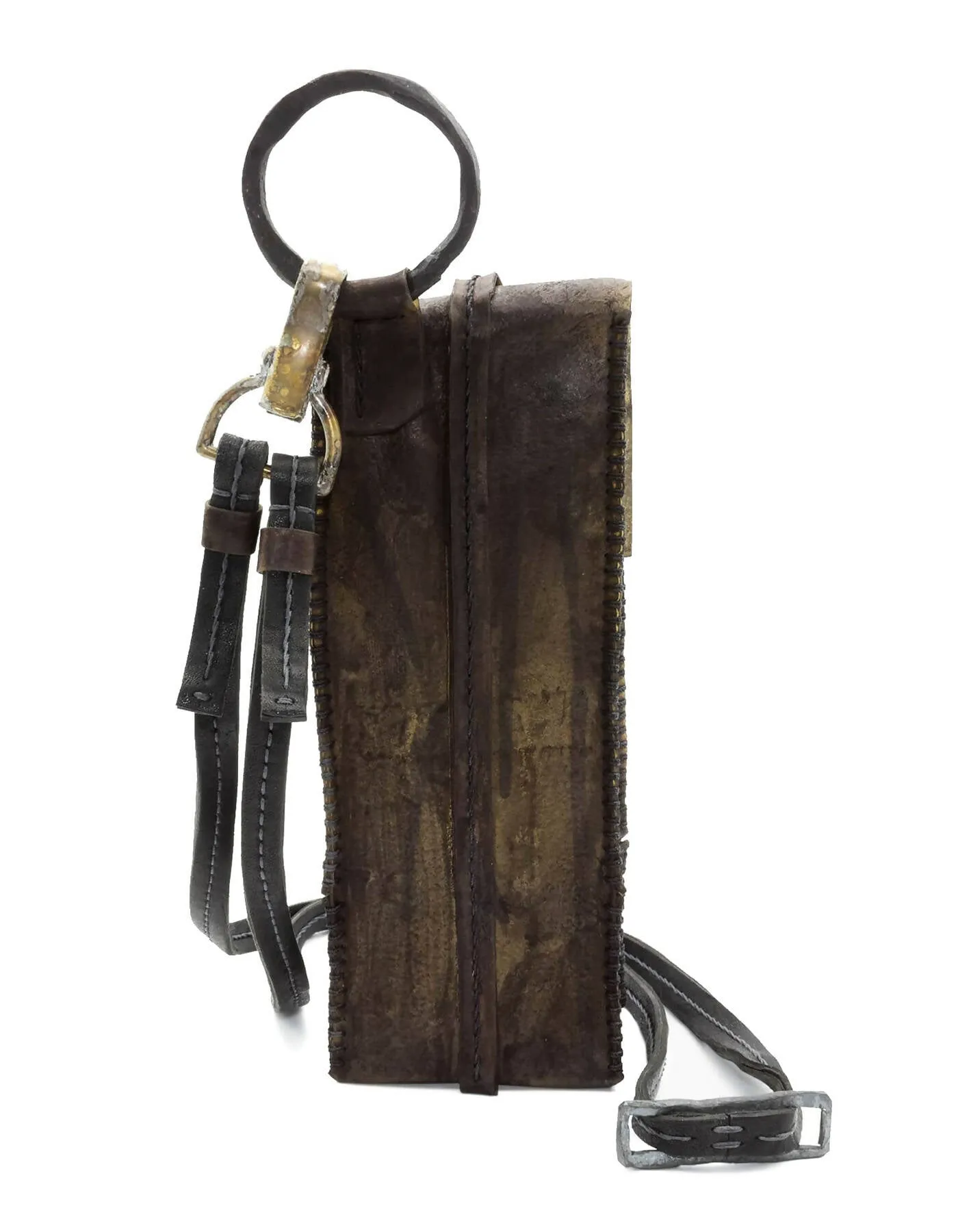 horse leather phone pouch