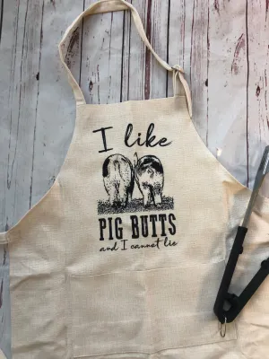 I Like Pig Butts Apron