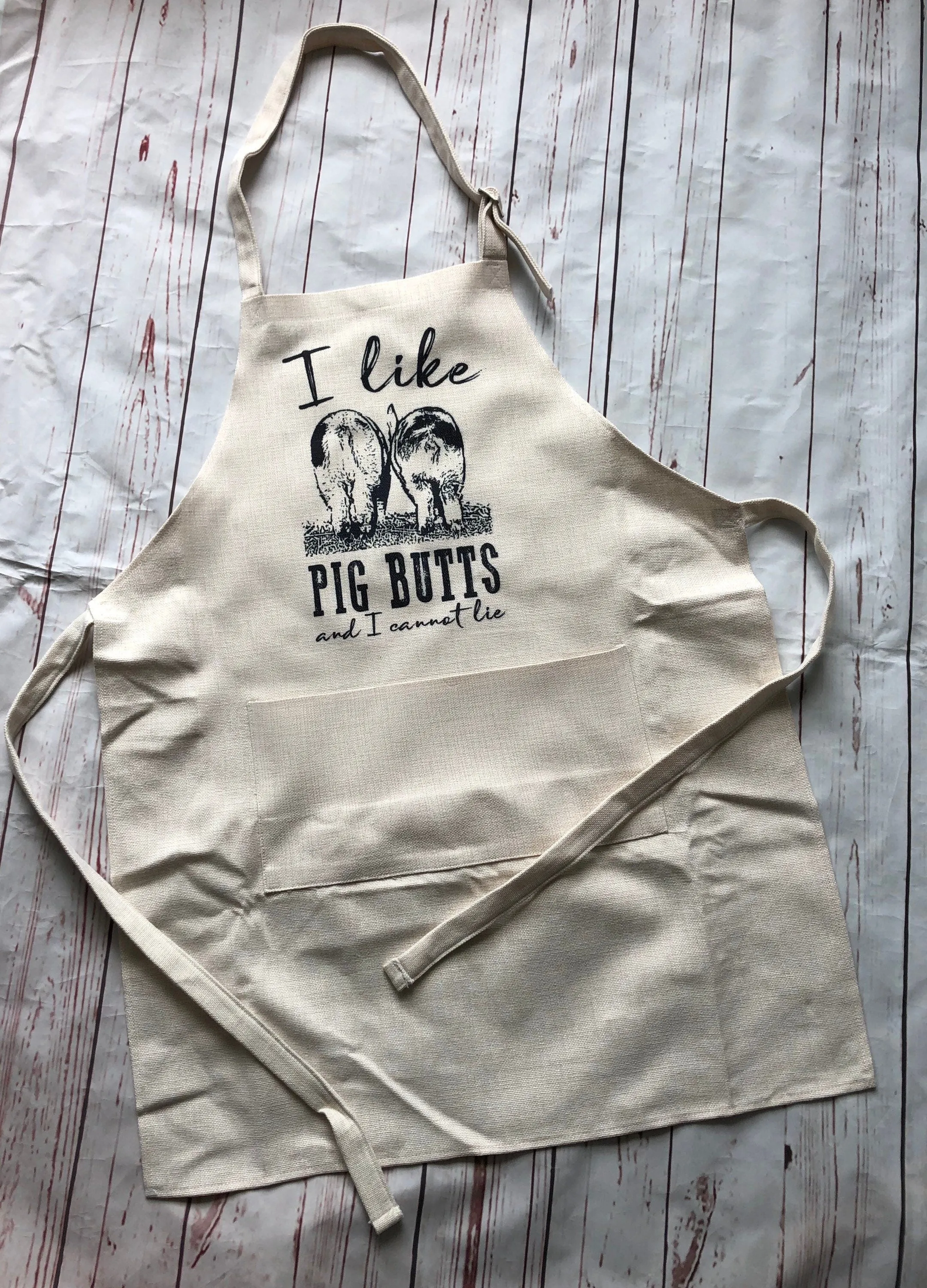I Like Pig Butts Apron