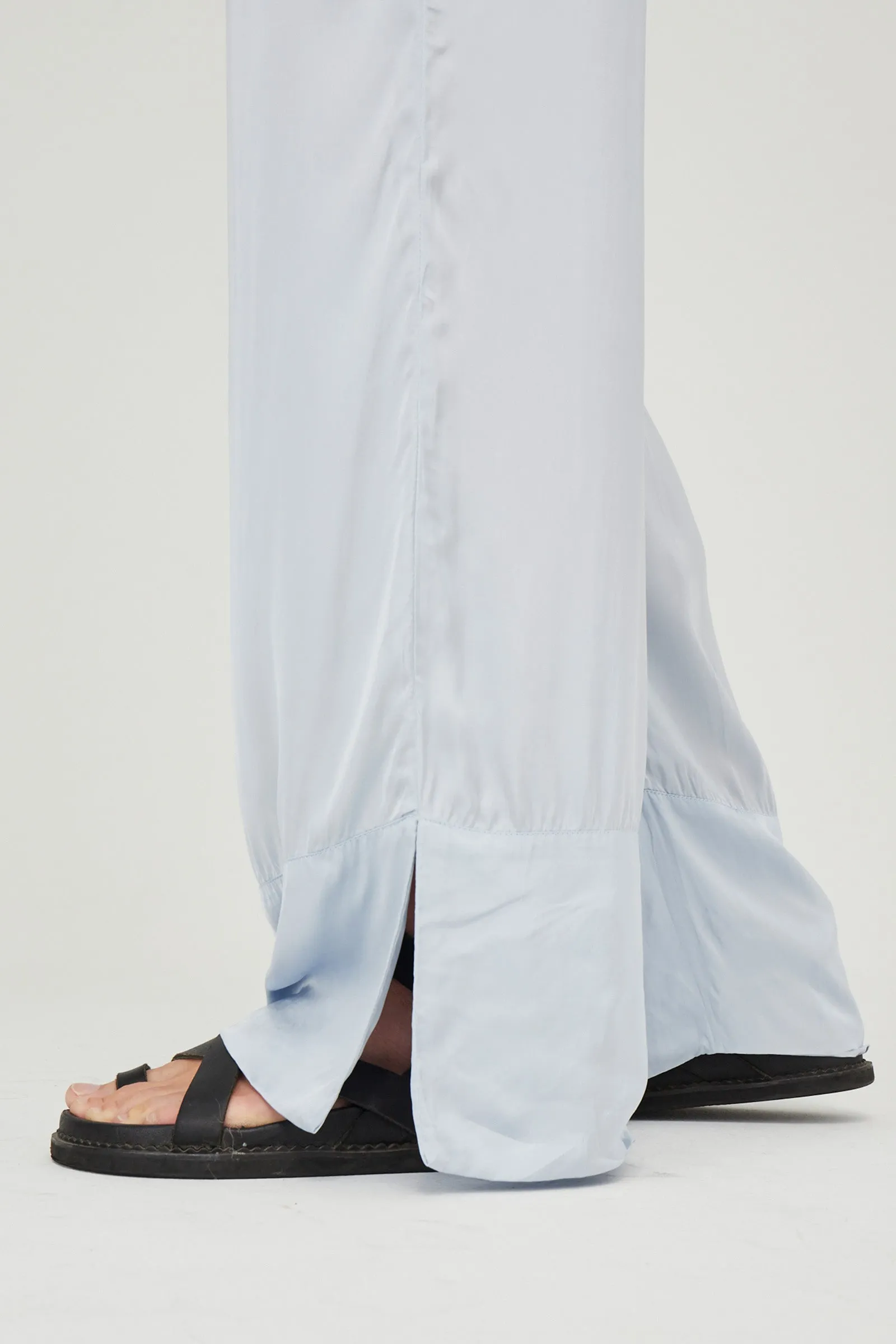 Ida Silk Pant Ice Blue