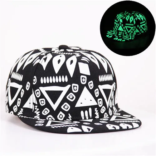 iMucci Graffiti Fluorescent Light Unisex Snapback Baseball Cap