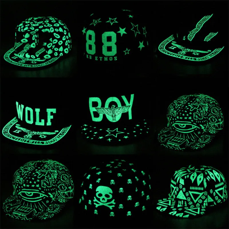 iMucci Graffiti Fluorescent Light Unisex Snapback Baseball Cap