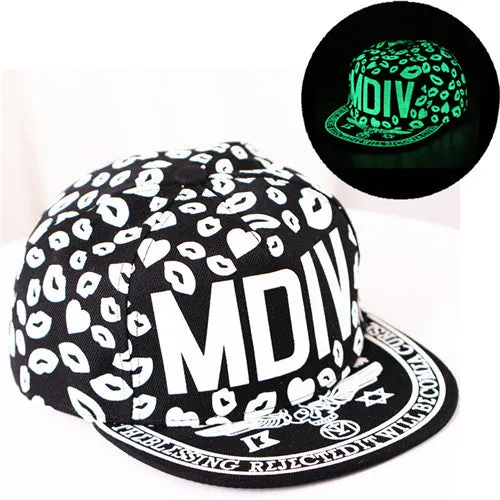 iMucci Graffiti Fluorescent Light Unisex Snapback Baseball Cap