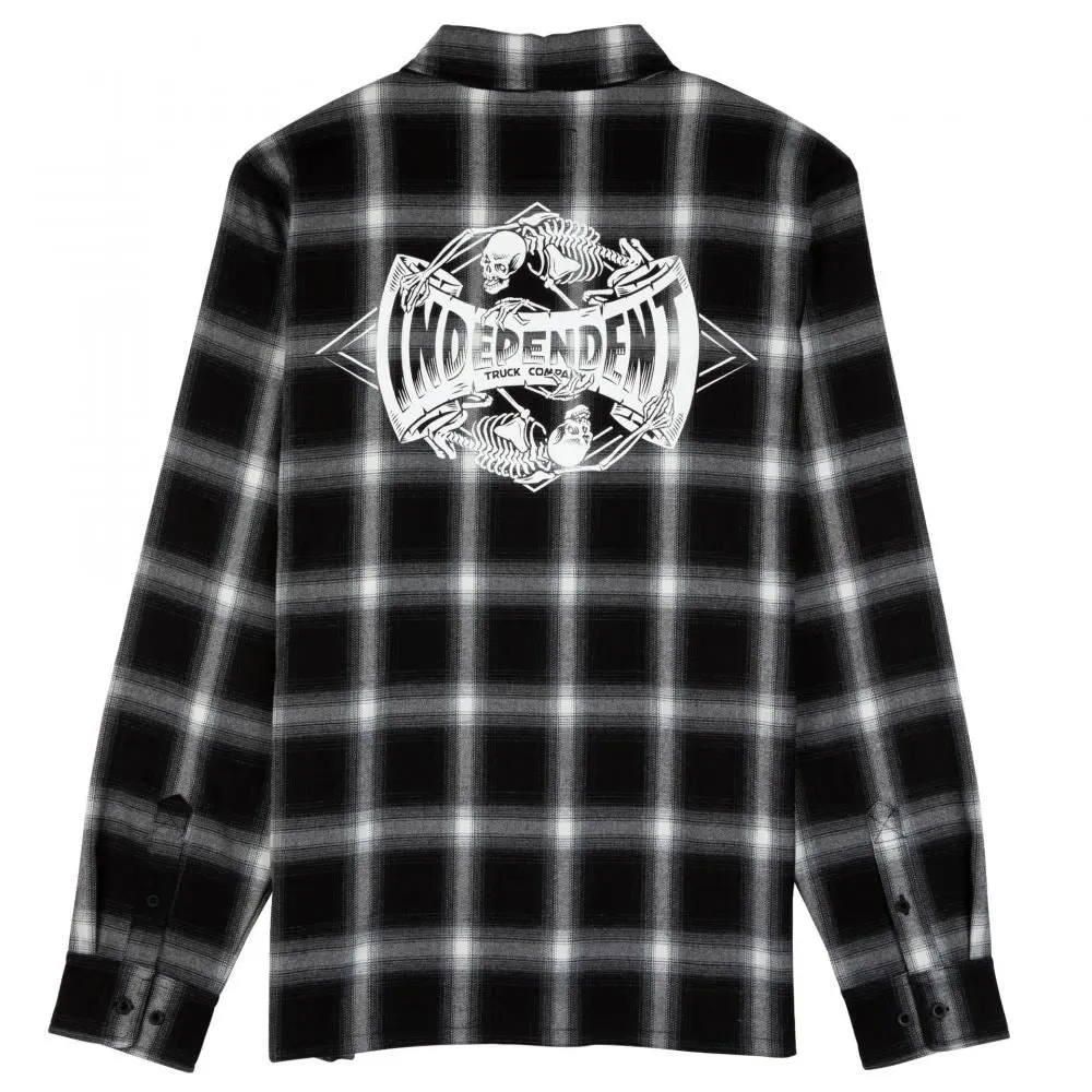 Independent Longsleeve Shirt Legacy - Black / Grey