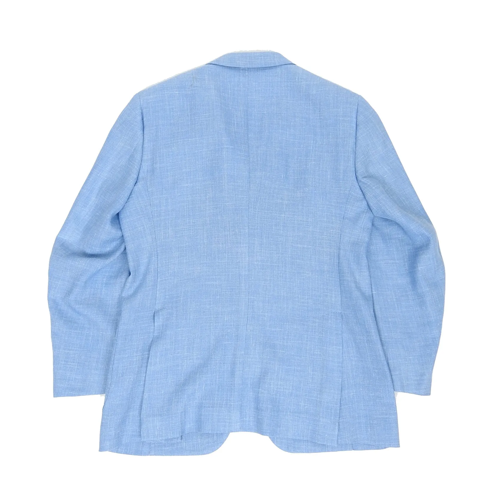 Isaia Blue Wool/Silk Jacket Size 56