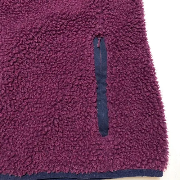 J Crew Deep Pile Polar Fleece‎ Vest Small