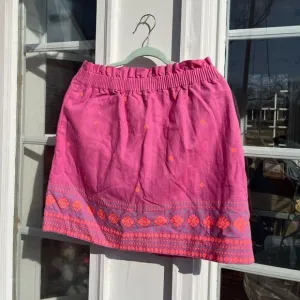 J Crew Neon Cotton Linen Skirt NWT
