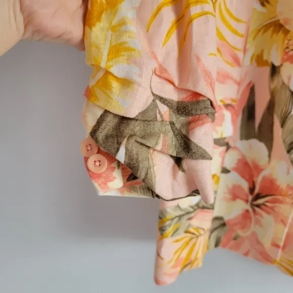 Joie Floral Linen Blazer