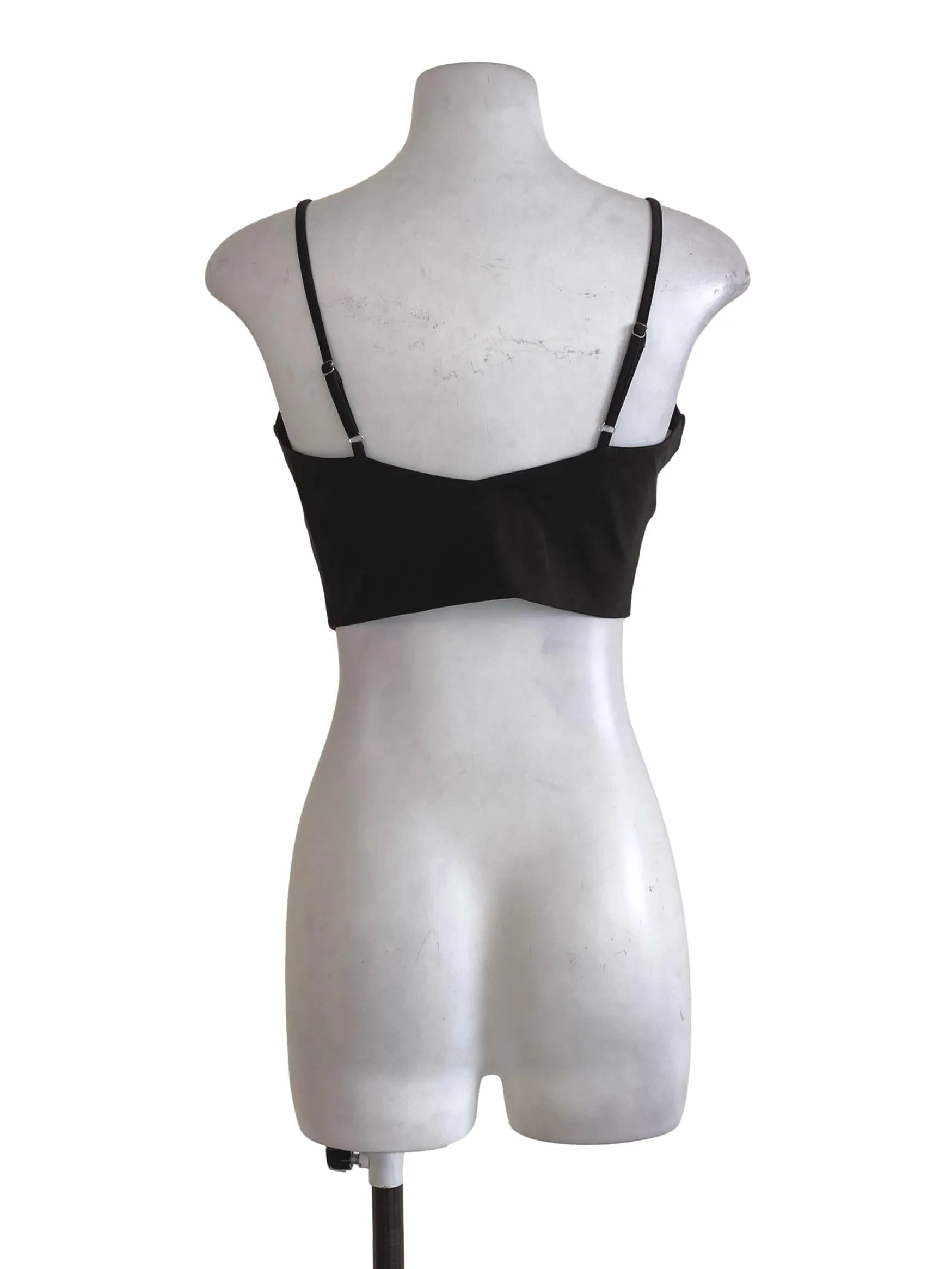 Juniper V Neck V Back Crop Top