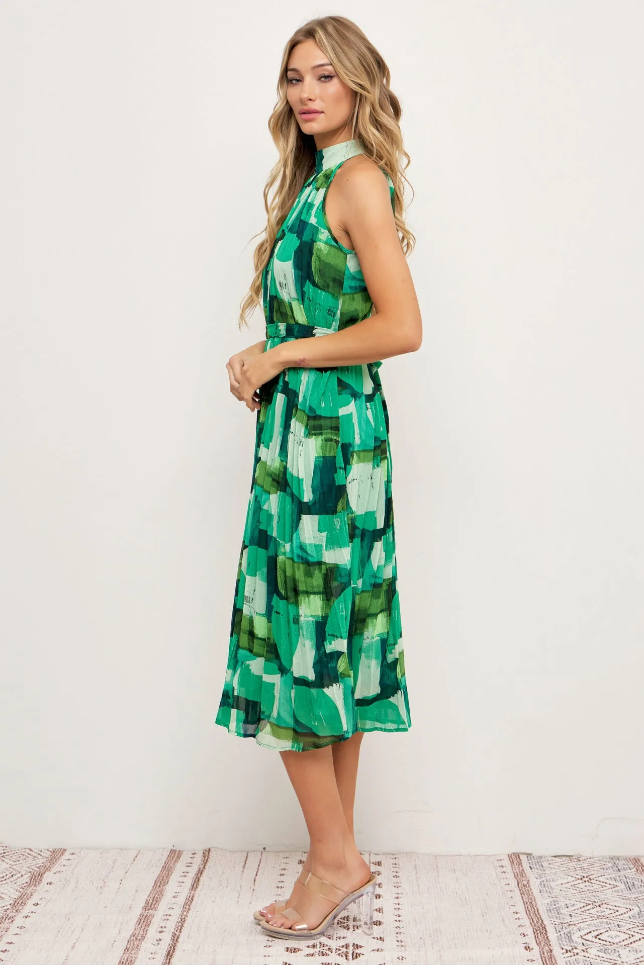 Kate Pleated Midi Dress